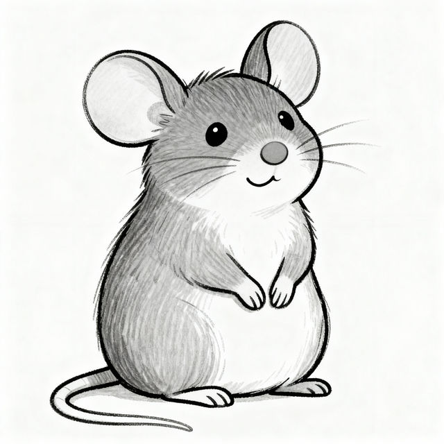 Simple Rat Drawings - AI Generated gallery