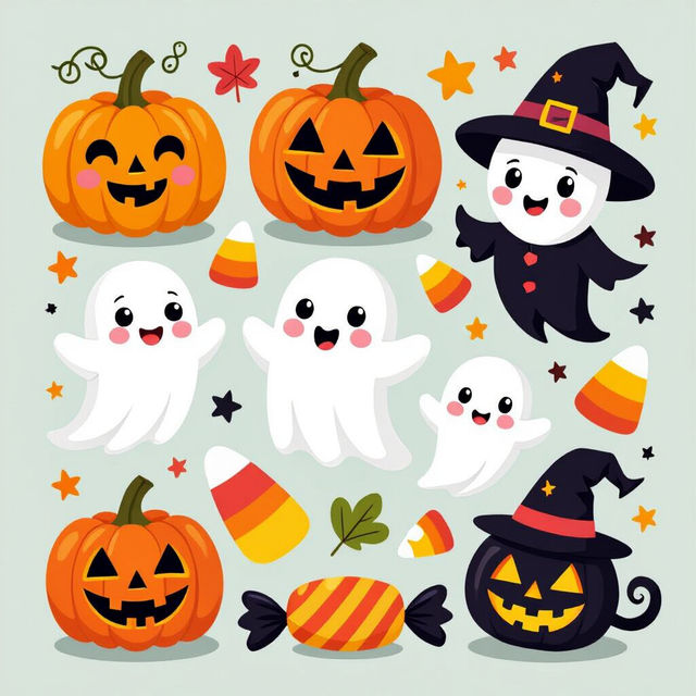Cute Halloween Pictures to Draw gallery