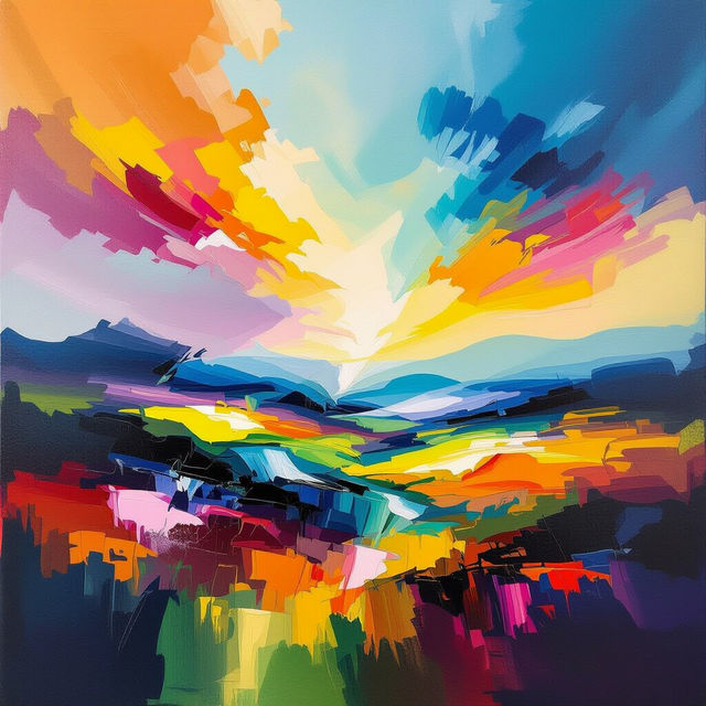 Long Narrow Wall Art - AI Generated gallery