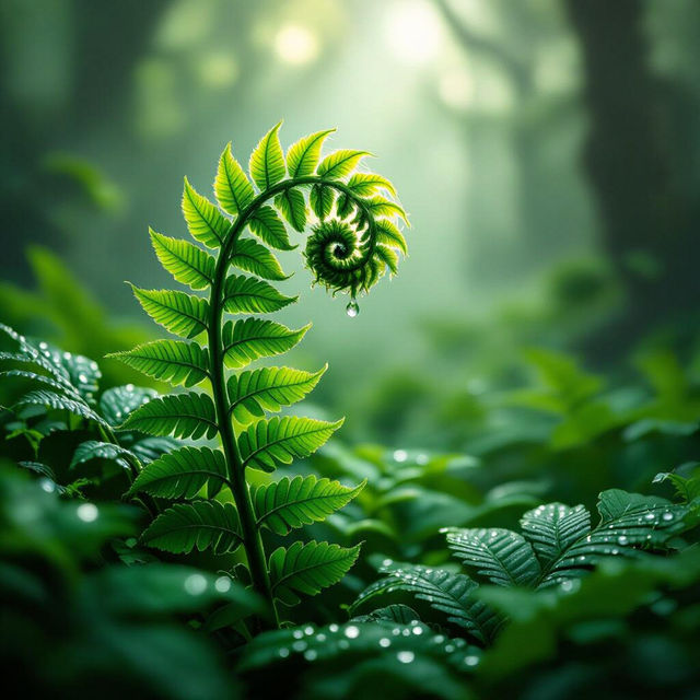 Fern Art - Created with AI gallery