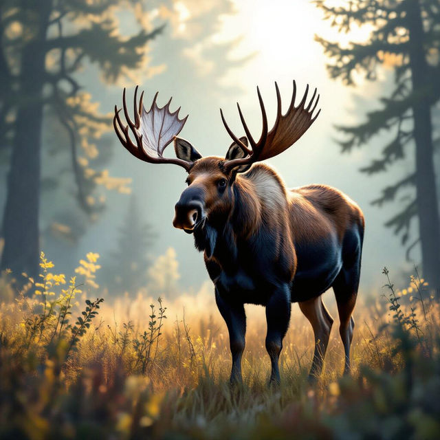 Moose Images - Created with AI gallery
