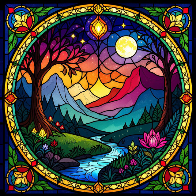 Picture Glass Art - Made With AI gallery