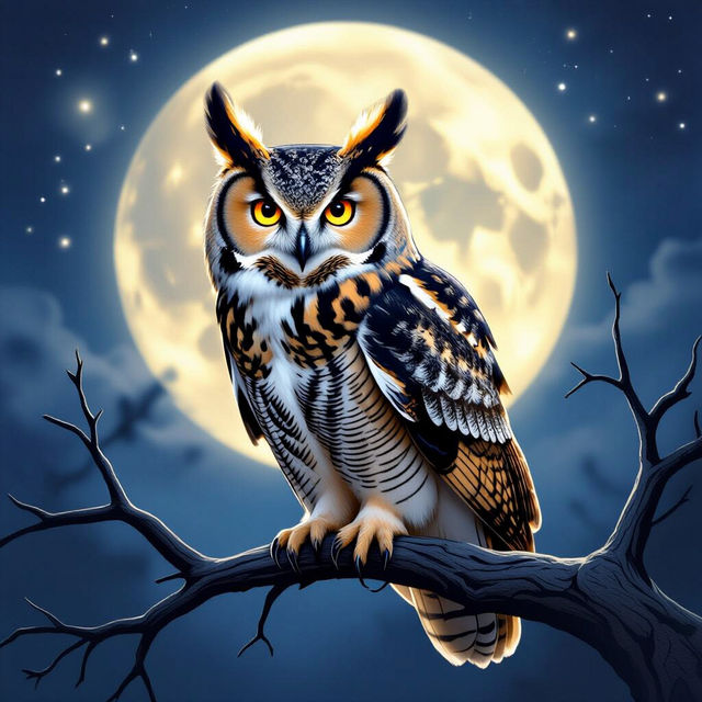 Great Horned Owl Pictures - AI Generated gallery