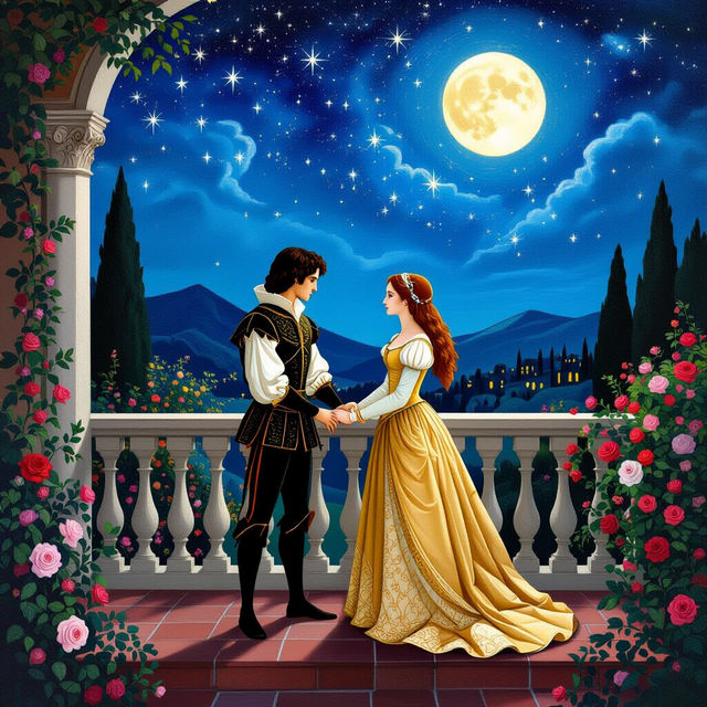 Romeo and Juliet Art - AI Generated gallery