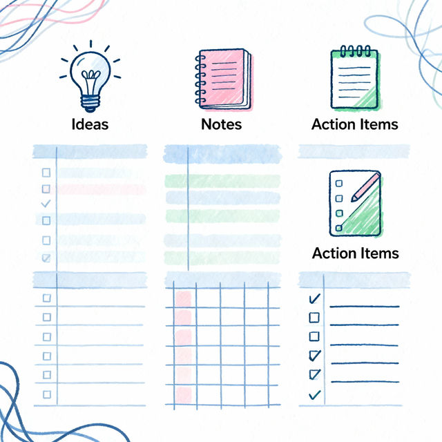 Sketch Notes Templates - Made With AI gallery
