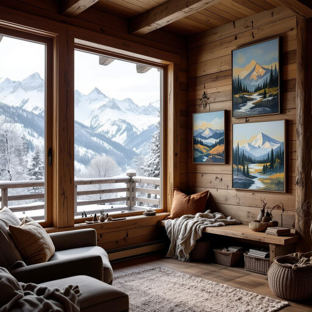Cabin Wall Art - Made With AI gallery