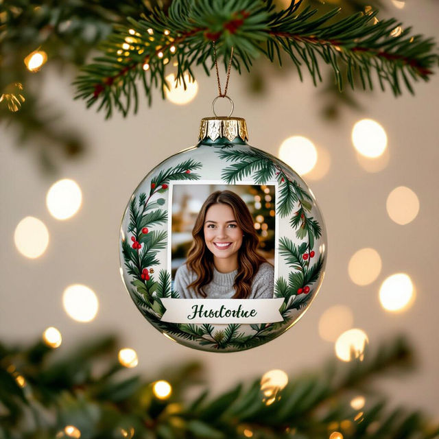 Custom Ornament With Picture gallery