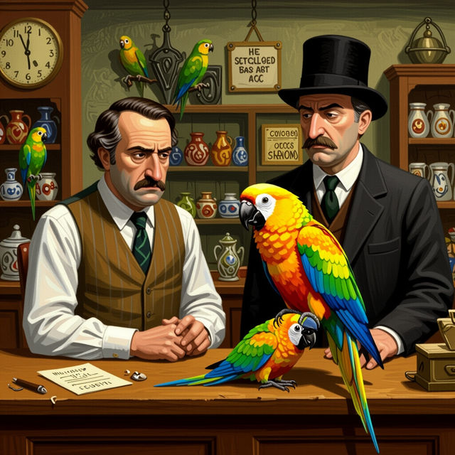 Dead Parrot Sketch Art gallery