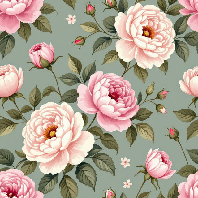 Vintage Floral Wallpaper gallery