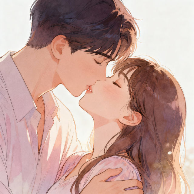 Two Person Poses Drawings - AI Generated gallery