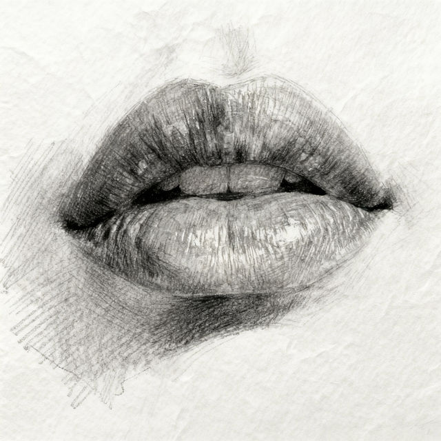 Sketch Lips Art gallery