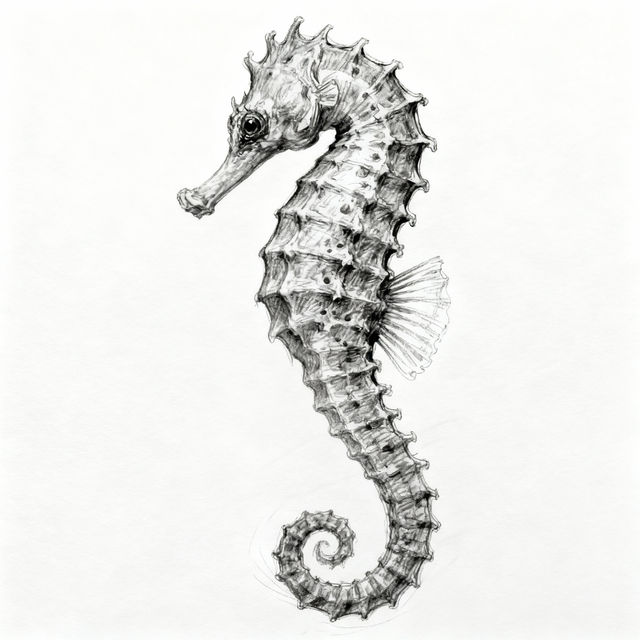 Seahorse Sketch gallery