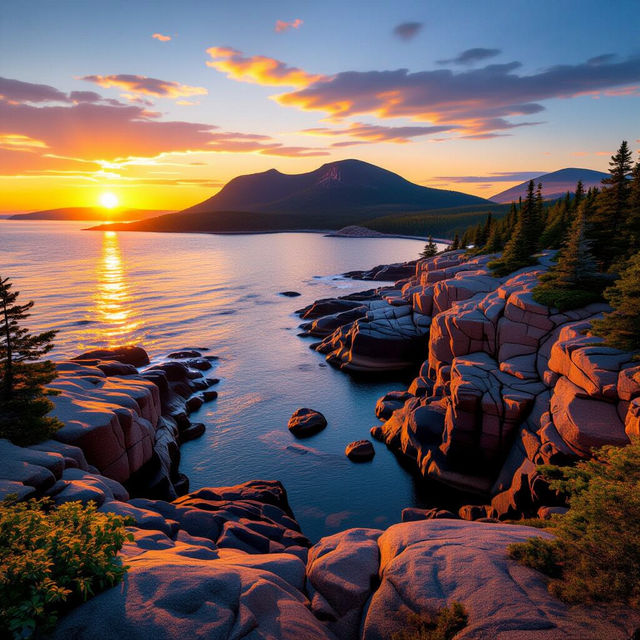 Acadia National Park Pictures - AI Generated gallery