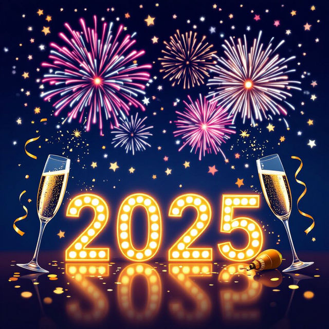 Happy New Year Wallpaper 2025 gallery