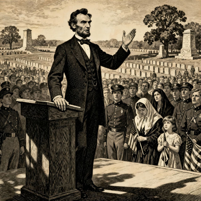 Gettysburg Address Drawings gallery