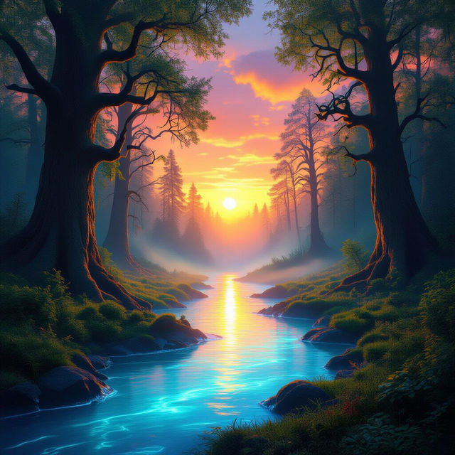 Explore Stunning AI-Generated Nature Art gallery