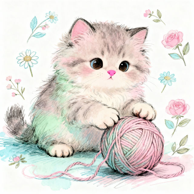 Cute Kitty Drawings gallery
