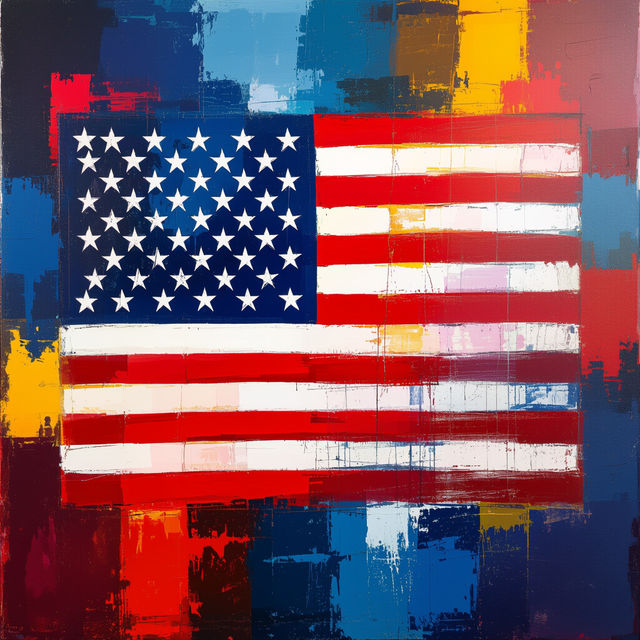 American Flag Art - Made With AI gallery