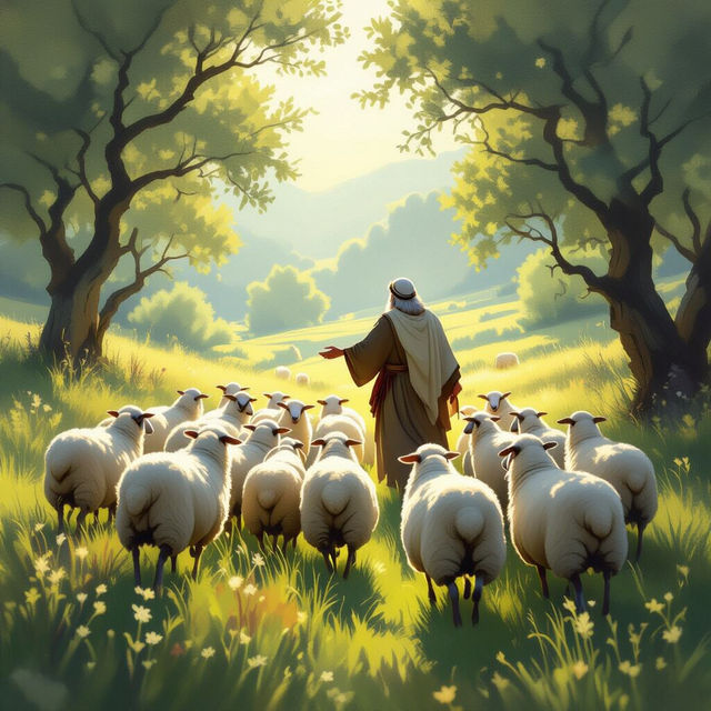 Good Shepherd Images - AI Generated gallery
