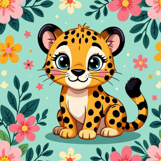 Cute Cheetah Print Wallpaper gallery