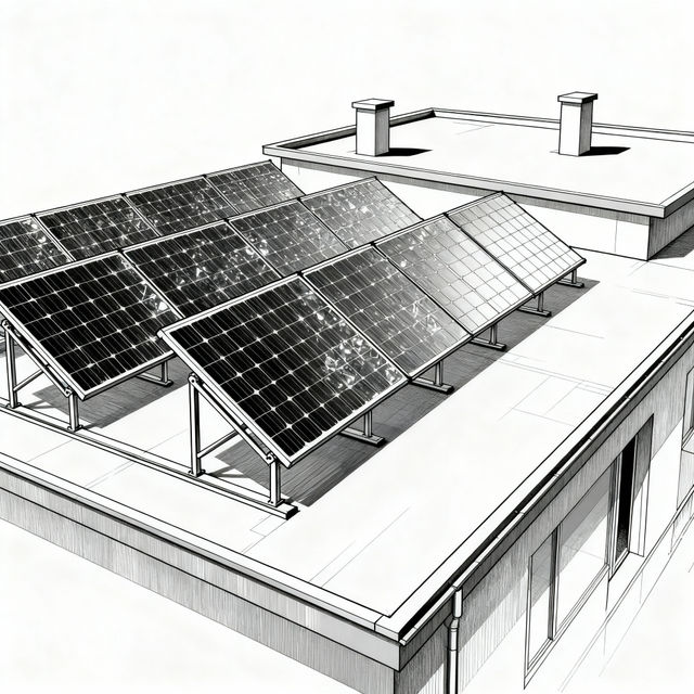 Solar Panel Drawings - AI Generated gallery