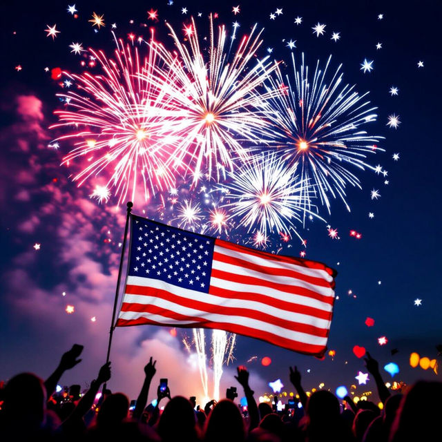 Free 4th of July Fireworks Clip Art gallery