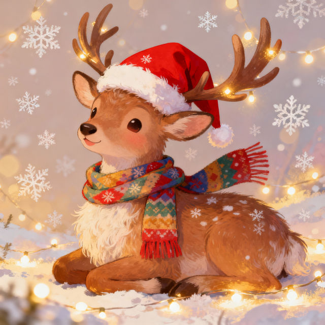 Reindeer Christmas Drawings gallery
