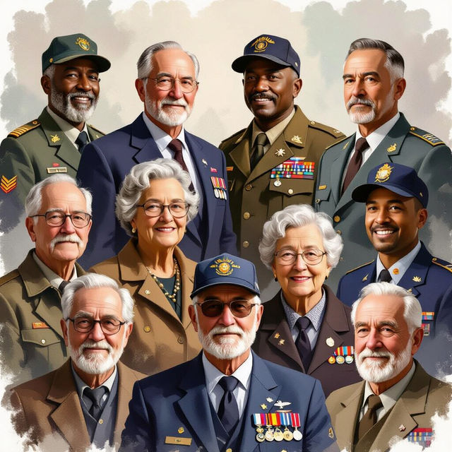 Veterans Images - Made With AI gallery