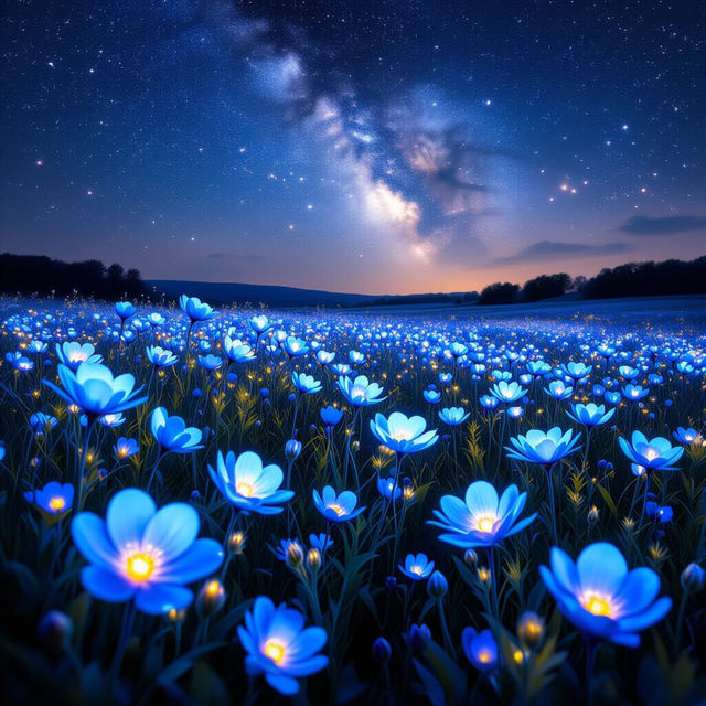 Blue Flowers Wallpaper gallery