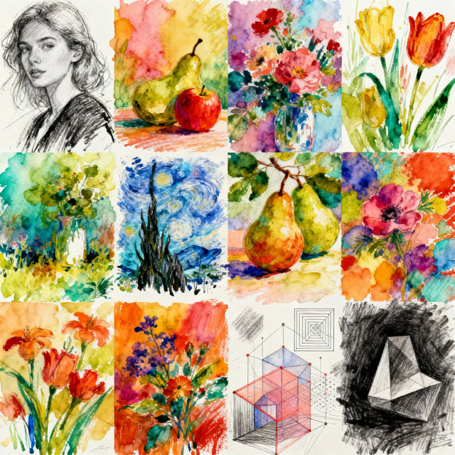 Explore Different Types of Drawings with AI gallery