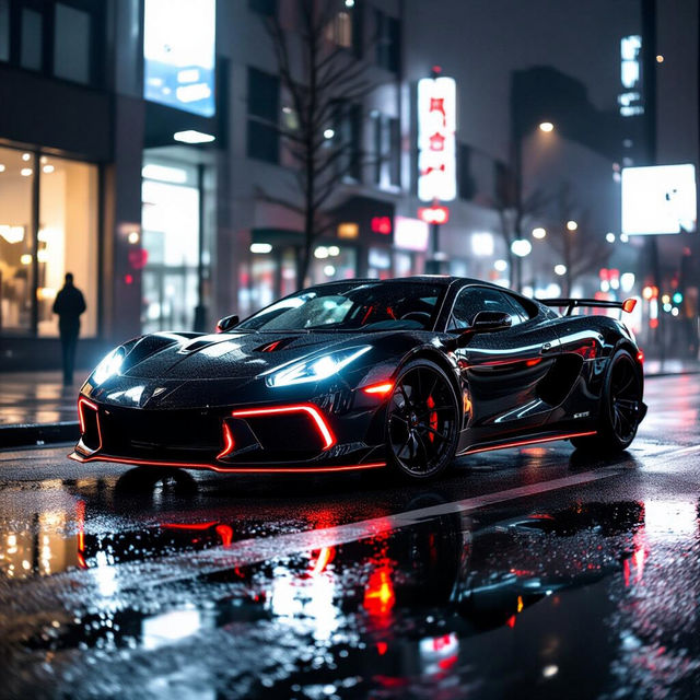 Black Car Wallpapers - AI Generated gallery
