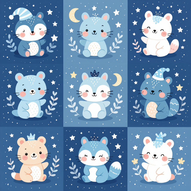 Blue Cute Wallpaper gallery