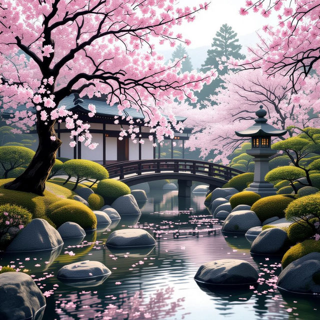 AI-Generated Japanese Wallpaper gallery