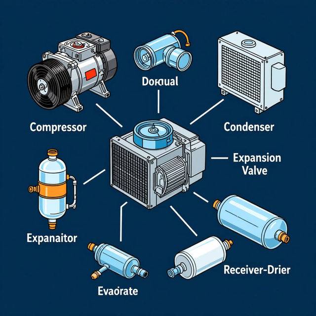 Car AC Parts Name List With Picture gallery