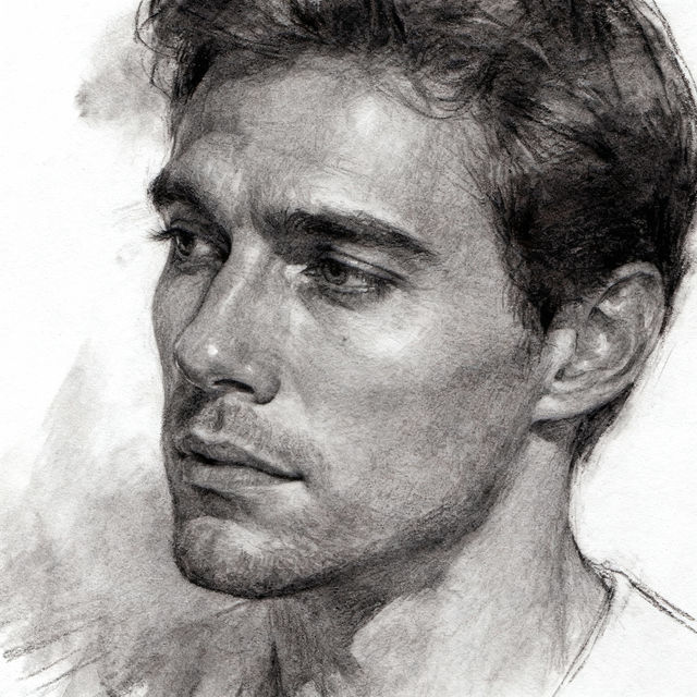 Men Drawings - AI Generated Art gallery