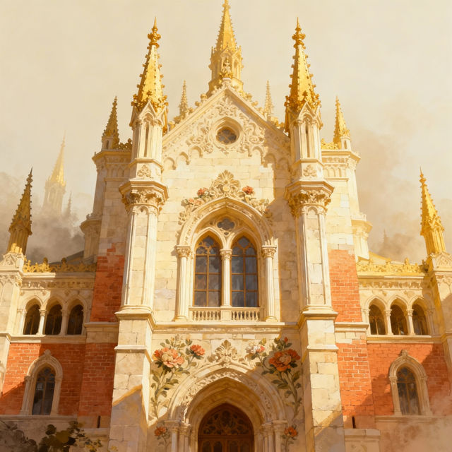 Palace Drawings - AI Generated Art gallery