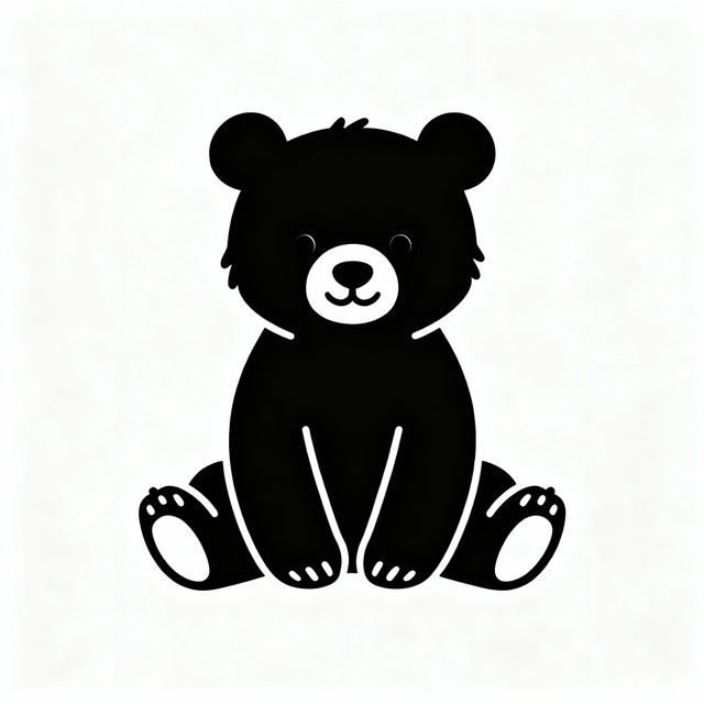 Black Bear Drawing Easy gallery