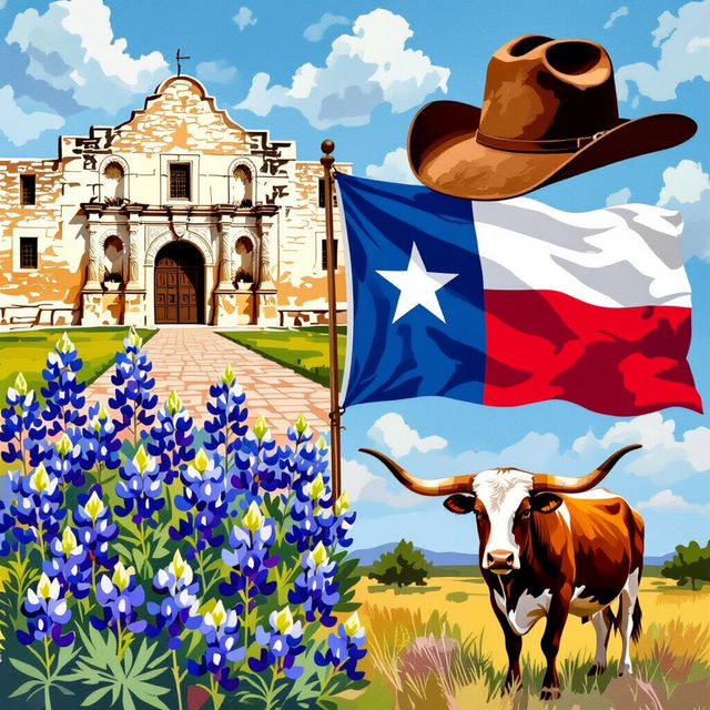 Texas Symbols Images - Made With AI gallery