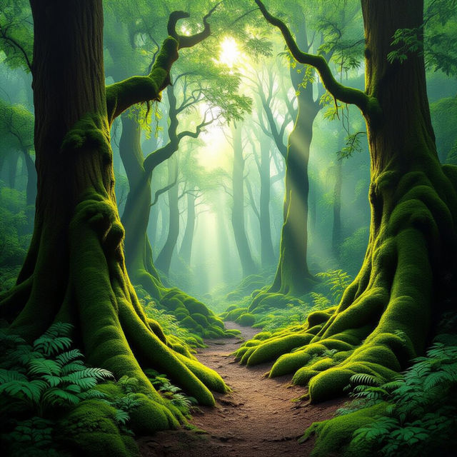 Forest Drawings - Realistic AI Art gallery