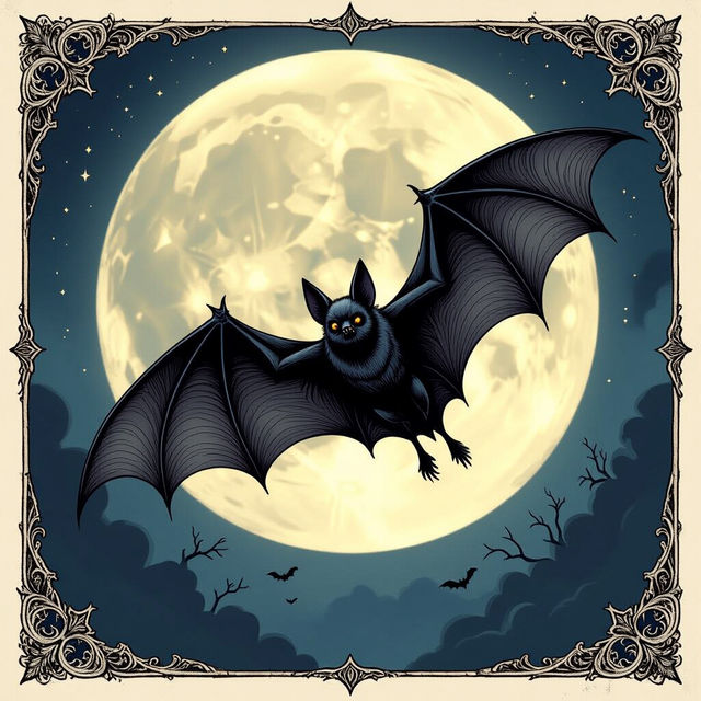 Bat Pictures To Draw gallery