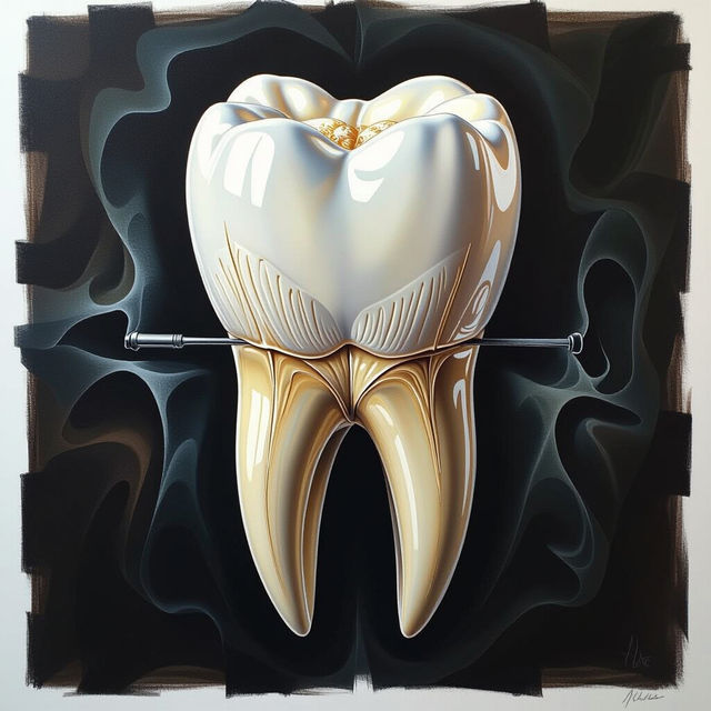 Drawing Teeth - AI Art gallery