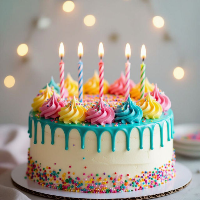 Birthday Cake Pictures - Free AI Creations gallery
