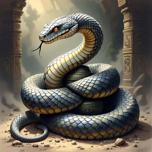 Snake Drawings - AI Generated Art gallery