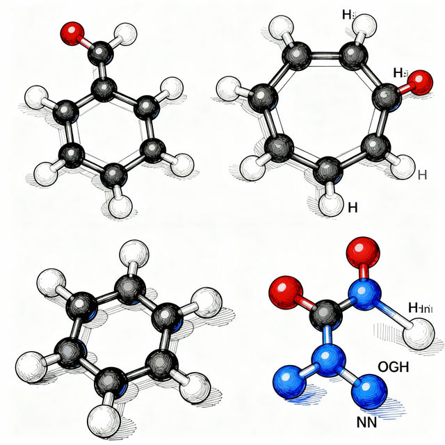 Chemical Formula Drawings - Made With AI gallery