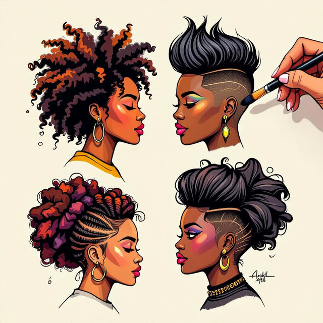 Drawing Hairstyles gallery