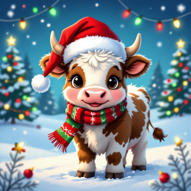 Christmas Cow Wallpapers gallery