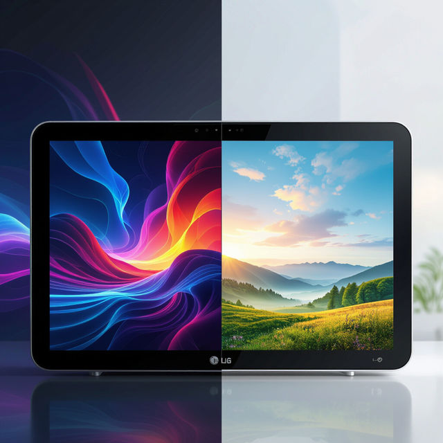 Lg Picture Frame Mini Split - AI Generated Art gallery