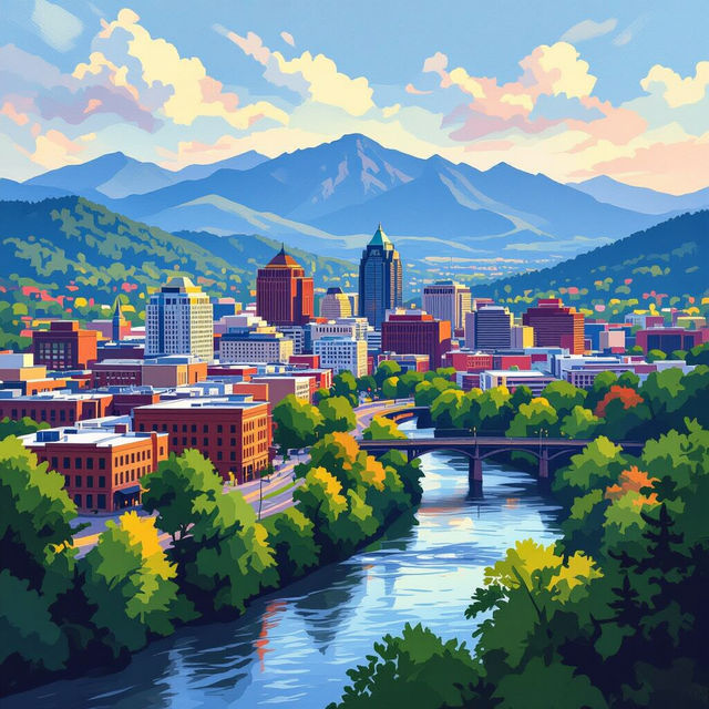 Images Of Asheville NC - Created With AI gallery
