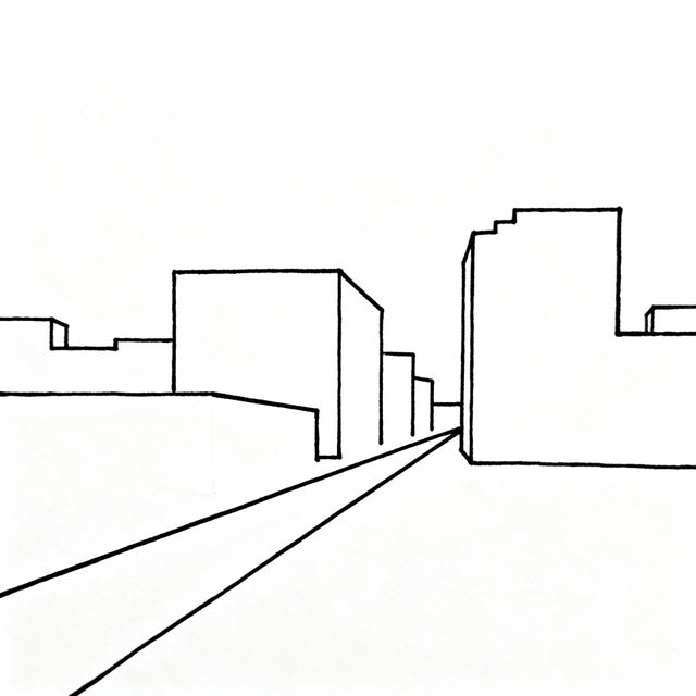 Simple City Drawings - Made With AI gallery
