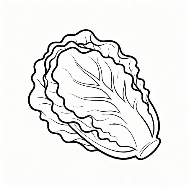 Easy Lettuce Drawings gallery